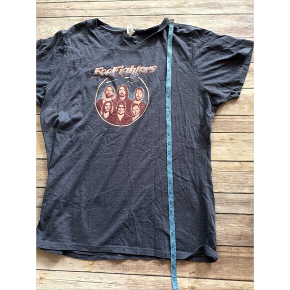 Foo Fighters Grey Relaxed T-shirt Womens XL Festival Concert - Picture 5 of 6